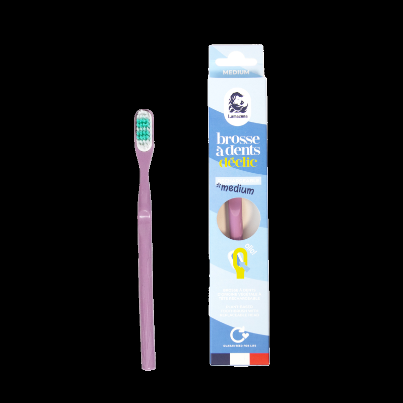 Lamazuna Déclic - Brosse à Dents Medium Rechargeable