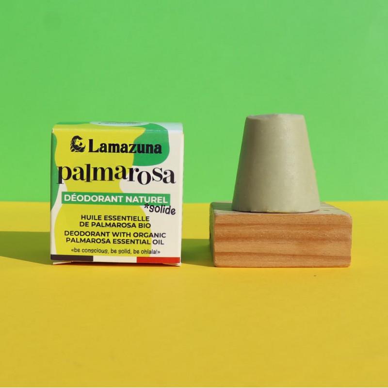 Lamazuna Palmarosa - Déodorant Solide Peau Normale