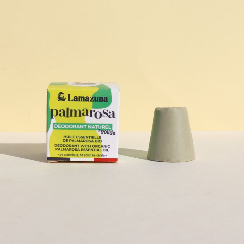 lamazuna Palmarosa - Déodorant solide peau normale