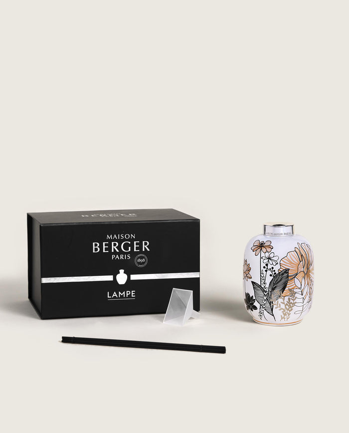 Lampe Berger Bouquet Parfumé Porcelaine Blanche Végétale