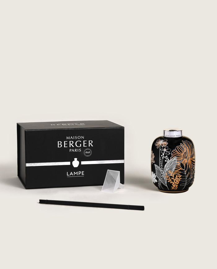 Lampe Berger Bouquet Parfumé Porcelaine Noire Végétale