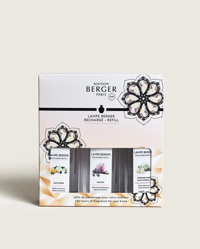 Lampe Berger Coffret 3 Recharges Lampe Berger Eternity 250ml