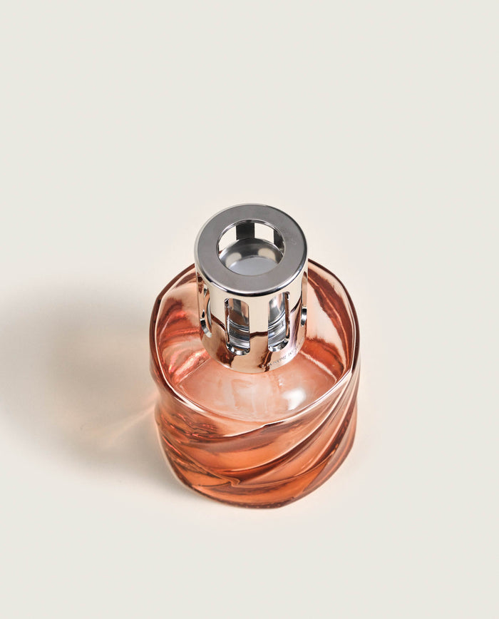 Lampe Berger Coffret Lampe Berger Spirale Rose Ambré