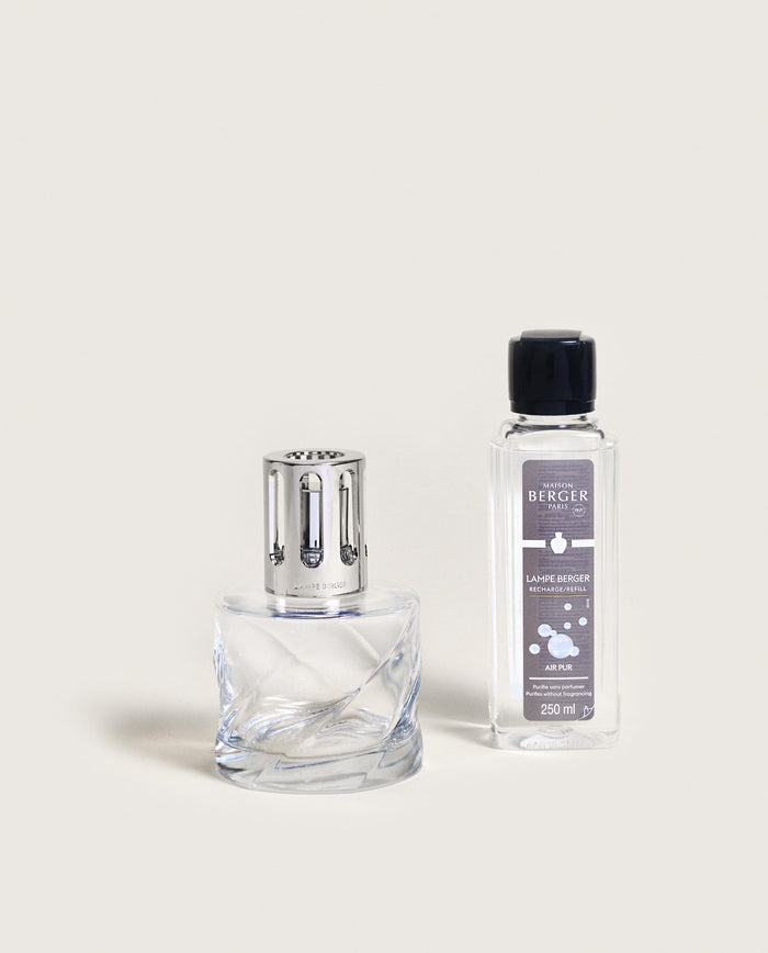 lampe berger Coffret lampe Berger Spirale Transparente