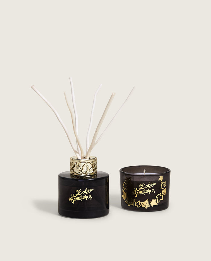 lampe berger Duo mini Bouquet & Bougie Lolita Lempicka Black Edition