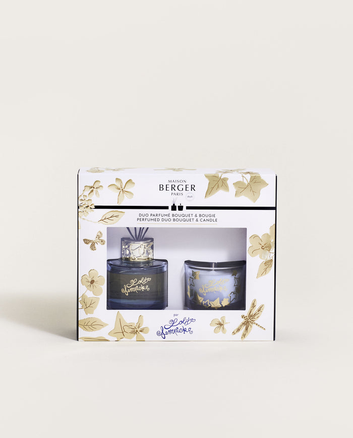 Lampe Berger Duo Mini Bouquet & Bougie Lolita Lempicka Parme