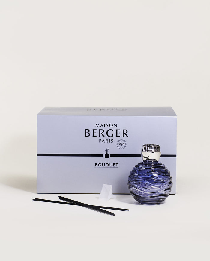 Lampe Berger Édition D’Art Bouquet Parfumé Crystal Globe Gris