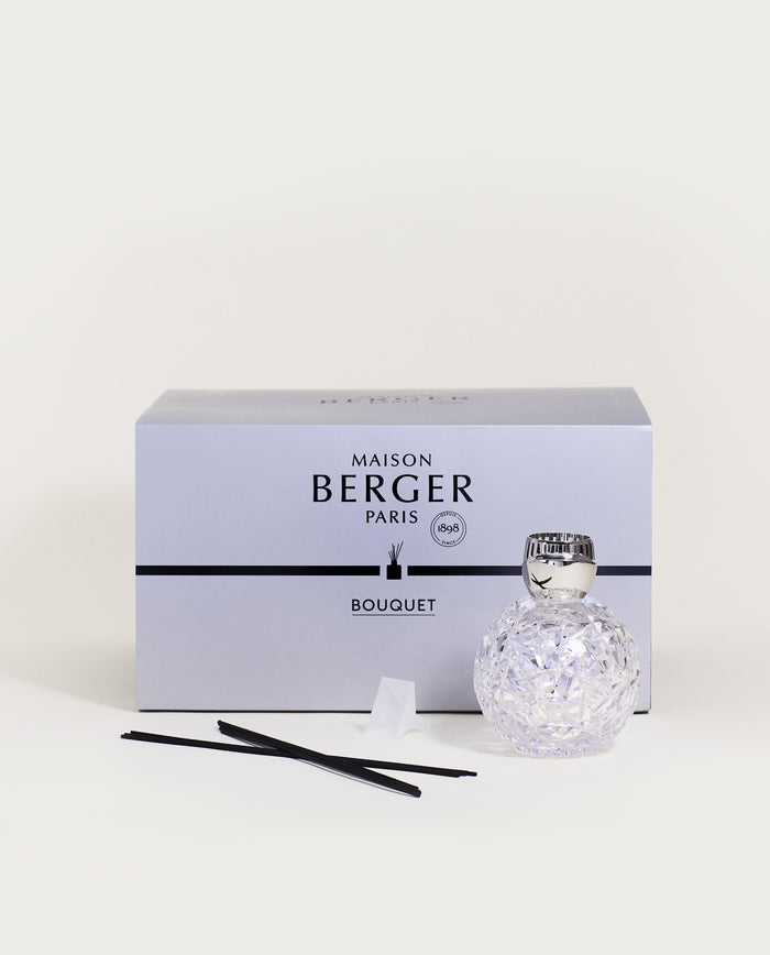 Lampe Berger Édition D’Art Bouquet Parfumé Crystal Globe Transparent