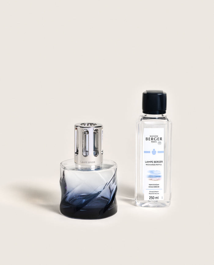 lampe berger Coffret lampe Berger Spirale Bleue