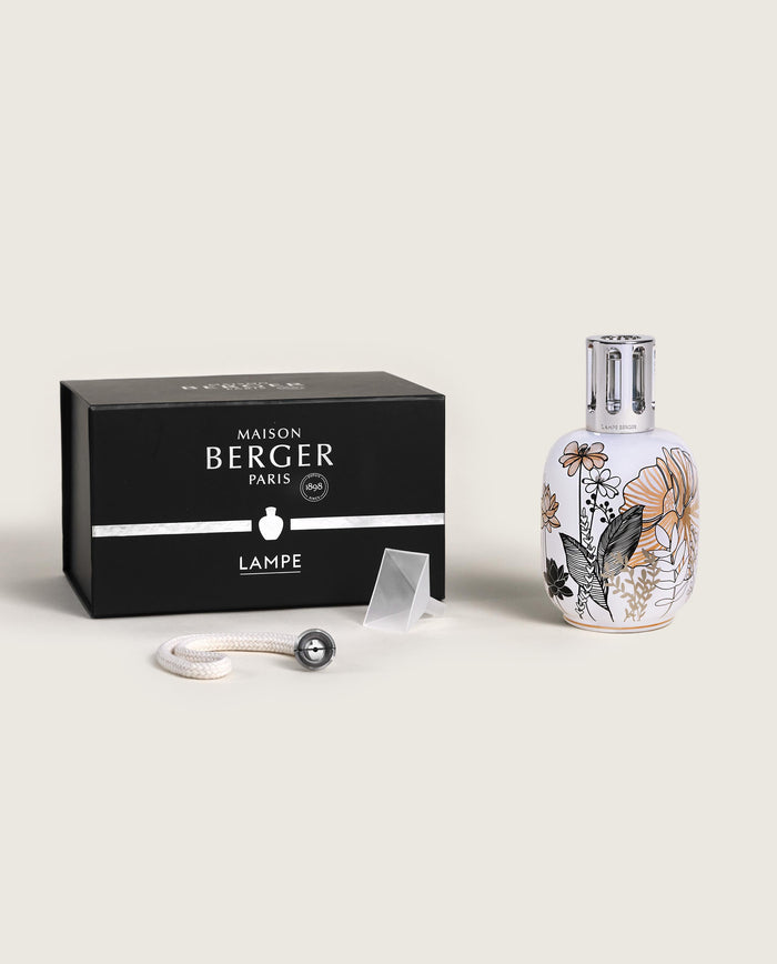 Lampe Berger Lampe Berger Porcelaine Blanche Végétale