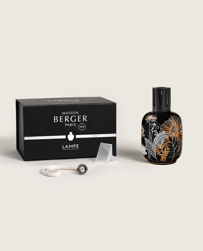Lampe Berger Lampe Berger Porcelaine Noire Végétale