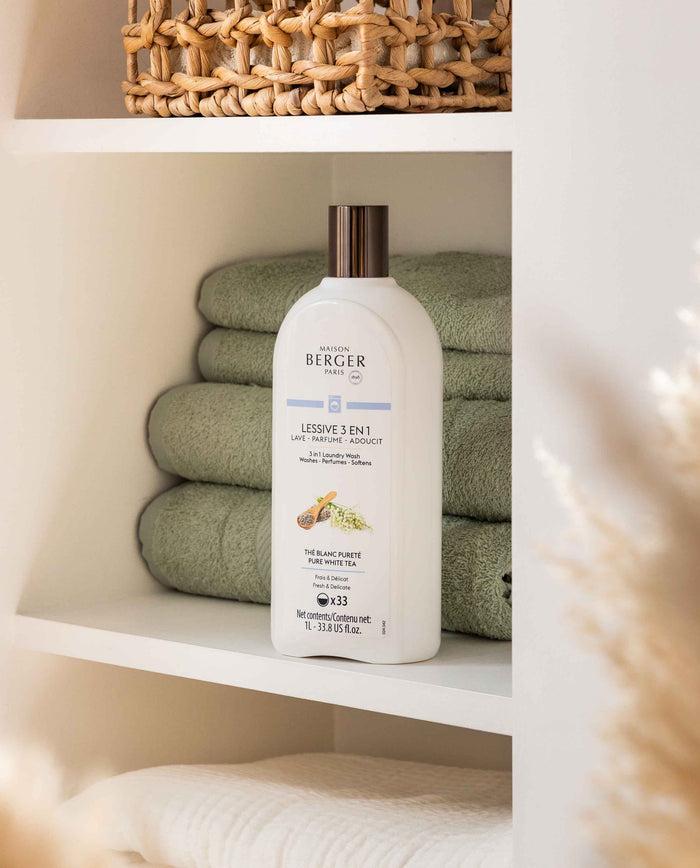 Lampe Berger Lessive 3 En 1 Thé Blanc Pureté 1 Litre