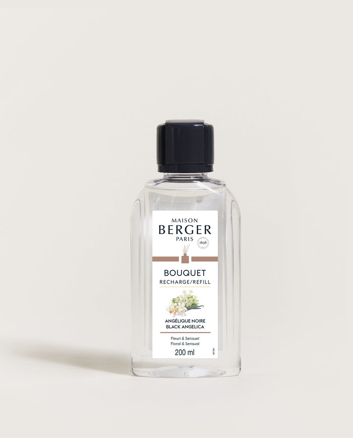 lampe berger Recharge bouquet Angélique Noire 200ml