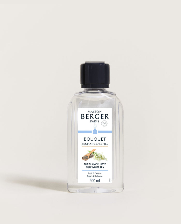 lampe berger Recharge bouquet Thé Blanc Pureté 200ml
