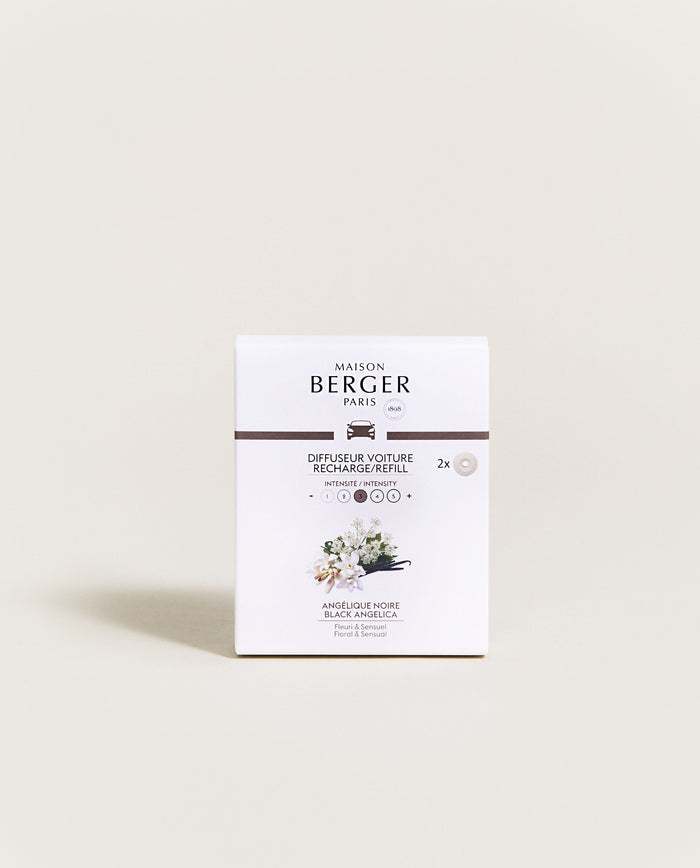 Lampe Berger Recharges Diffuseur Voiture Angélique Noire