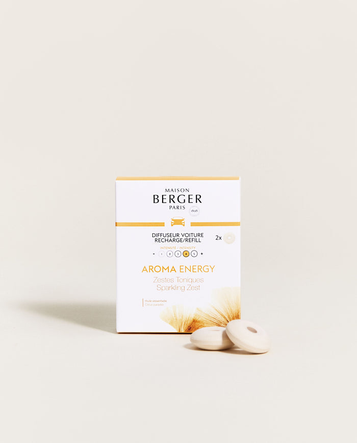 lampe berger Recharges Diffuseur voiture Aroma Energy