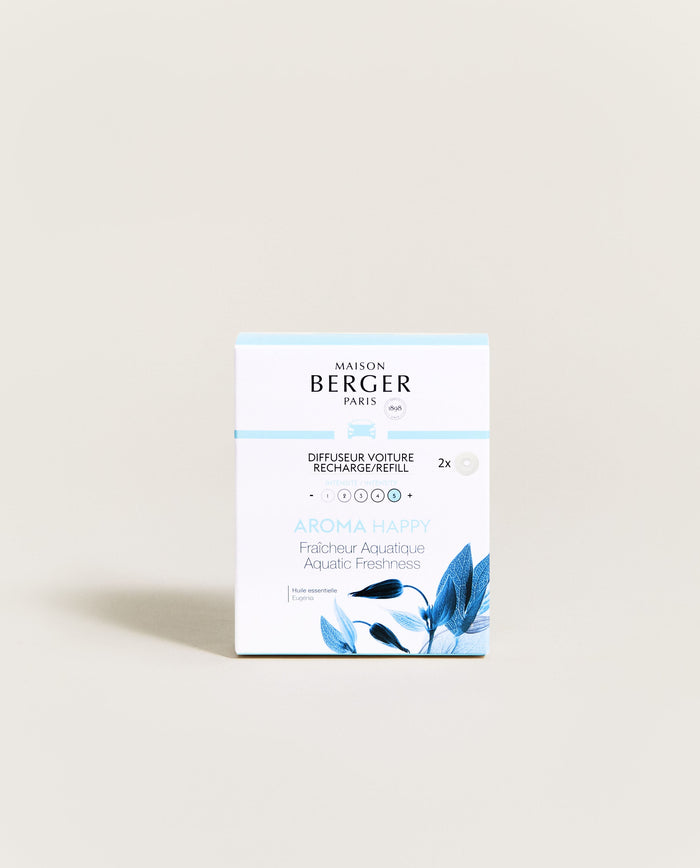 Lampe Berger Recharges Diffuseur Voiture Aroma Happy