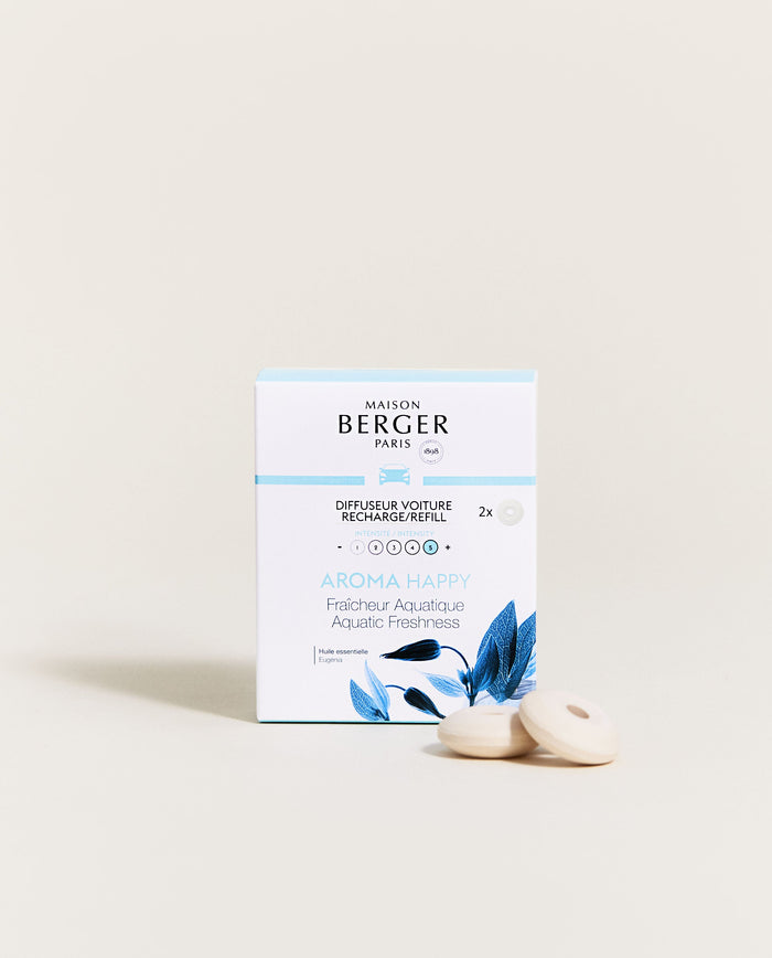 lampe berger Recharges Diffuseur voiture Aroma Happy