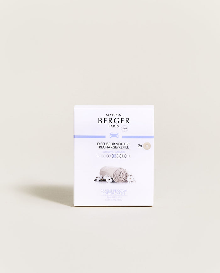 Lampe Berger Recharges Diffuseur Voiture Caresse De Coton