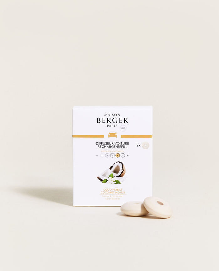 lampe berger Recharges Diffuseur voiture Coco Monoï lampe berger Recharges Diffuseur voiture Coco Monoï