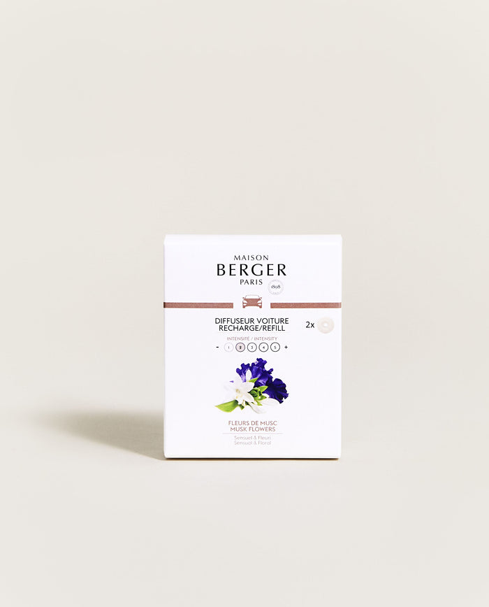 Lampe Berger Recharges Diffuseur Voiture Fleurs De Musc