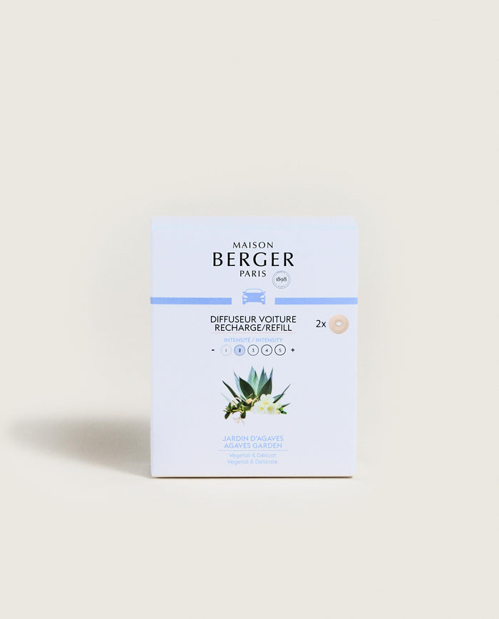 Lampe Berger Recharges Diffuseur Voiture Jardin D'Agaves