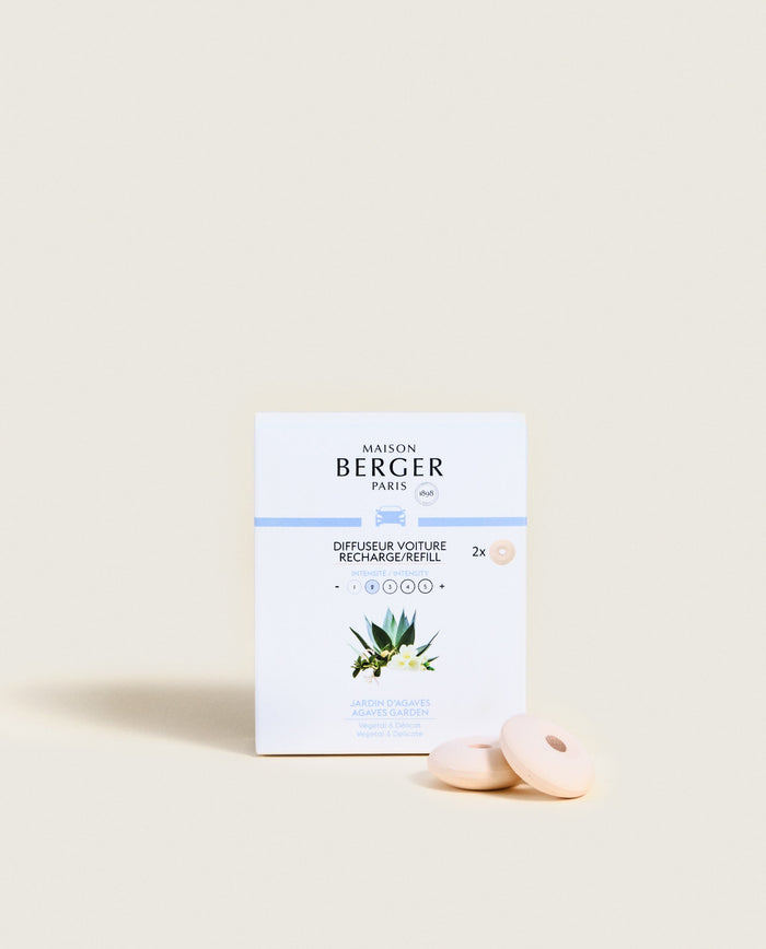 lampe berger Recharges Diffuseur voiture Jardin d'Agaves