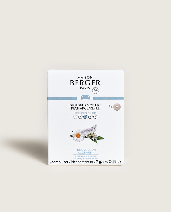 Lampe Berger Recharges Diffuseur Voiture Musc Cocoon