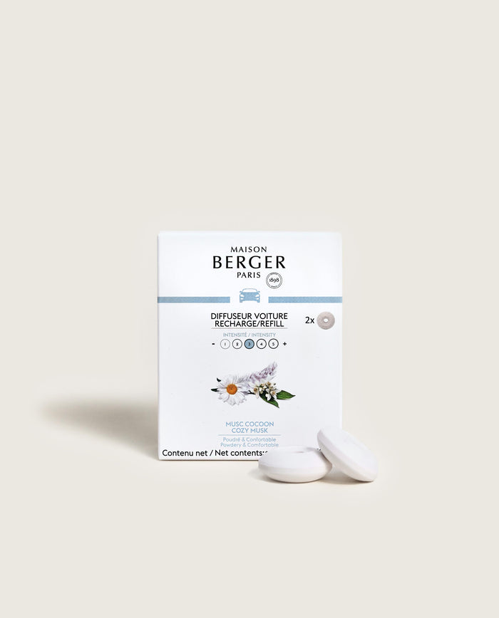 lampe berger Recharges Diffuseur voiture Musc Cocoon