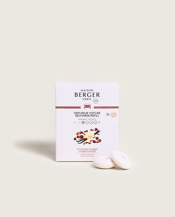 lampe berger Recharges Diffuseur voiture Poussière d'Ambre