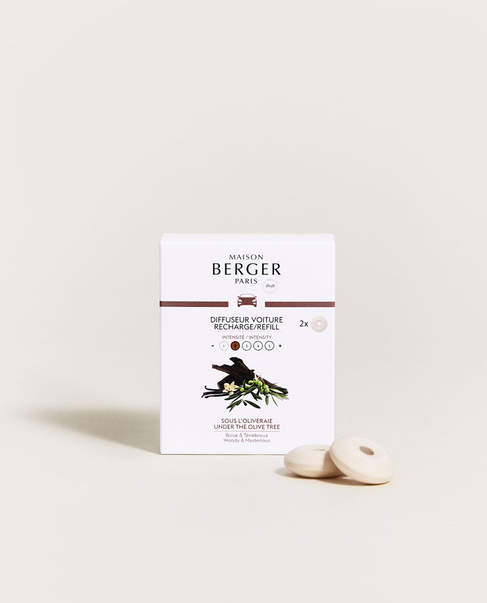 lampe berger Recharges Diffuseur voiture Sous l'Oliveraie lampe berger Recharges Diffuseur voiture Sous l'Oliveraie