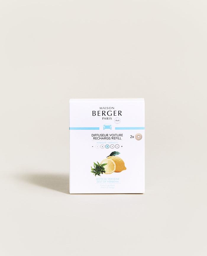 Lampe Berger Recharges Diffuseur Voiture Zeste De Verveine