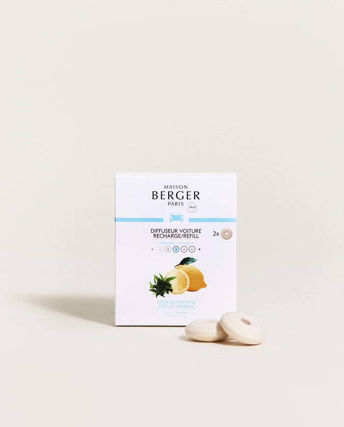 lampe berger Recharges Diffuseur voiture Zeste de Verveine