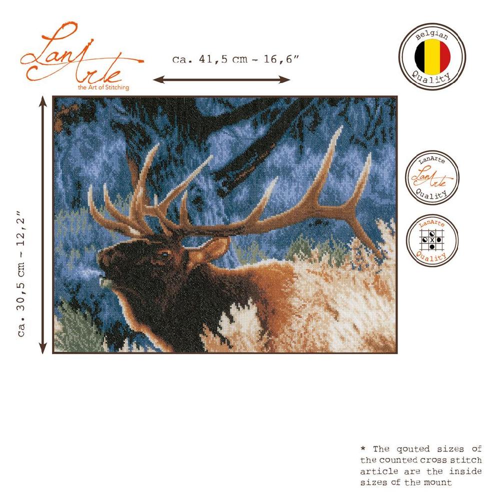 Lanarte Kit Au Point Compté L'été Indien - Élan Bramant