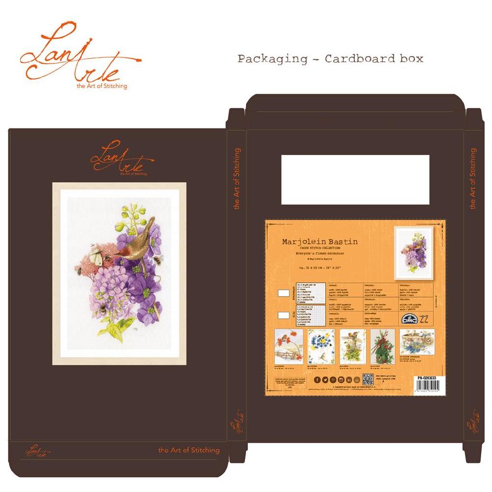 Lanarte Kit Au Point Compté La Rencontre Fleurs De Chacun
