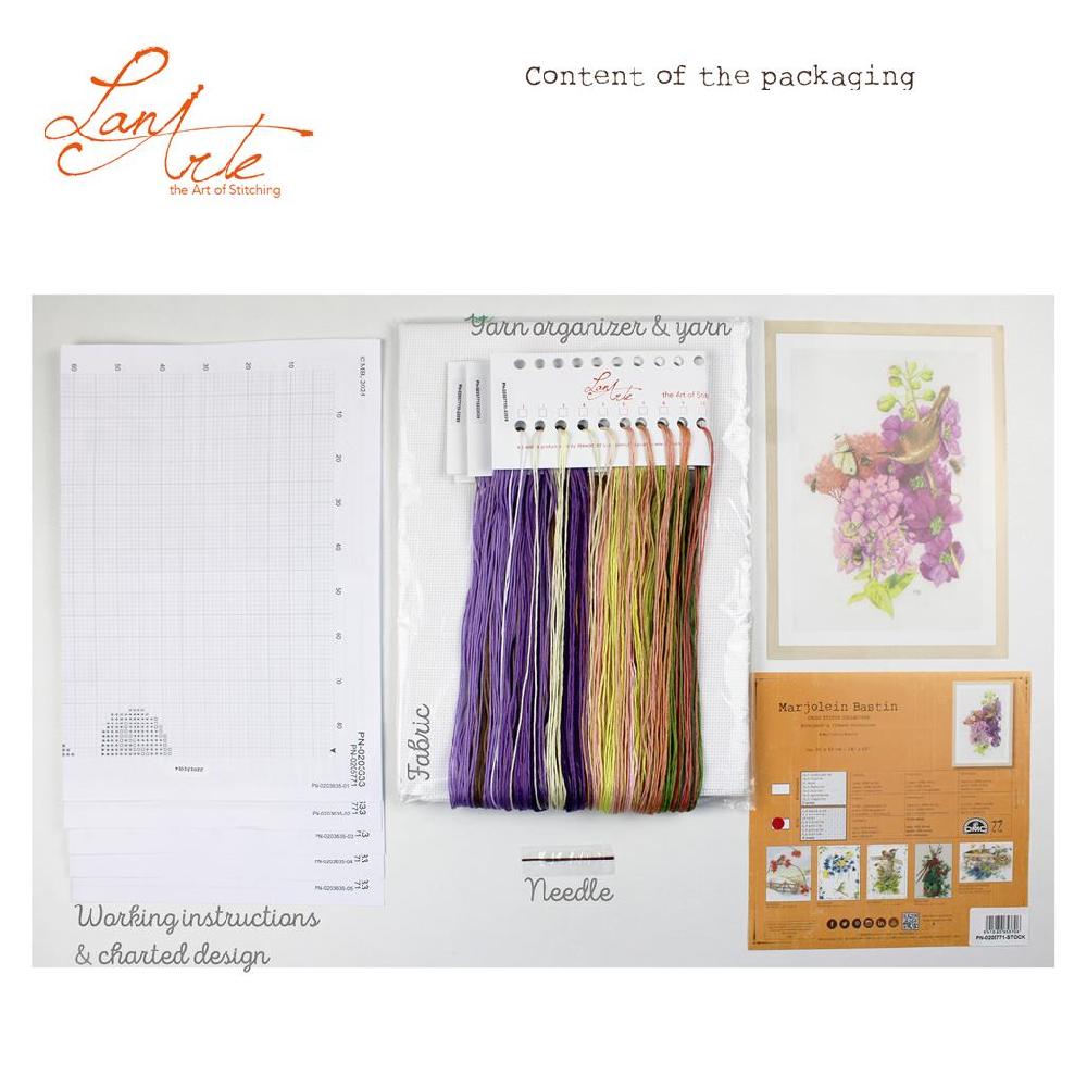 Lanarte Kit Au Point Compté La Rencontre Fleurs De Chacun