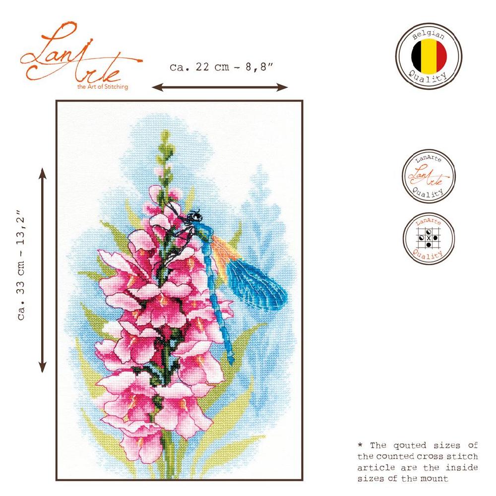Lanarte Kit Au Point Compté Le Trésor De La Libellule