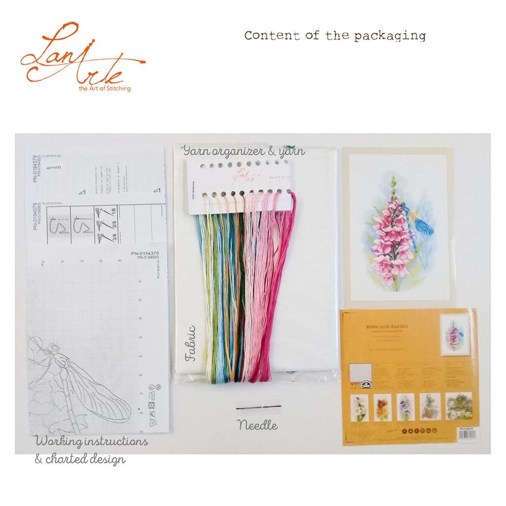 Lanarte Kit Au Point Compté Le Trésor De La Libellule