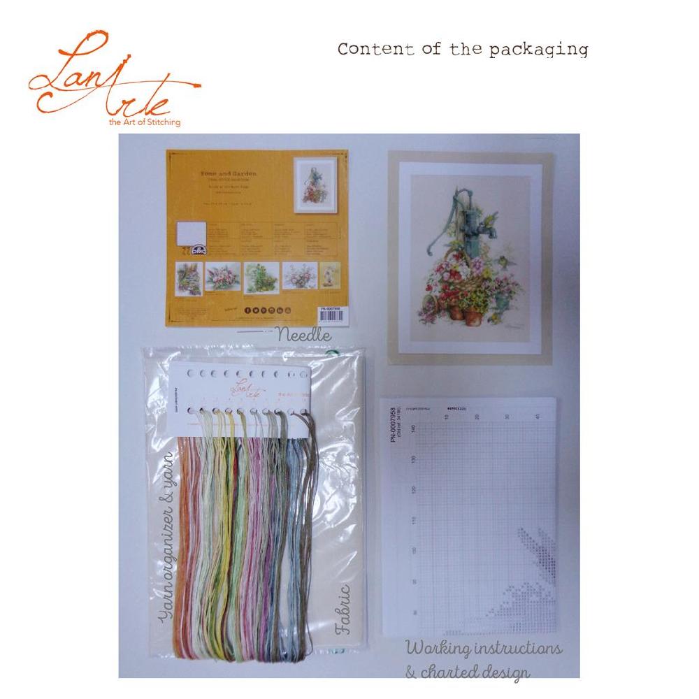 Lanarte Kit Au Point Compté Oiseaux à La Pompe à Eau