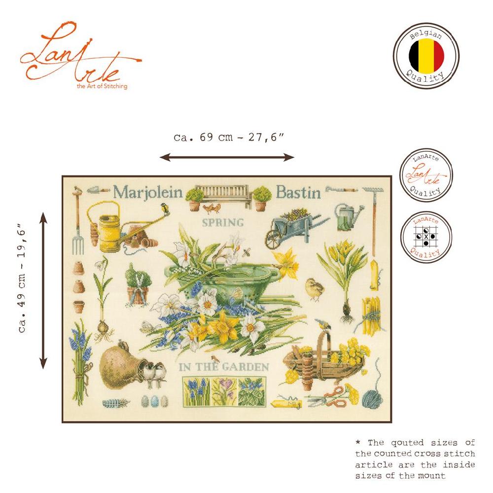 Lanarte Kit Au Point Compté Printemps Dans Le Jardin
