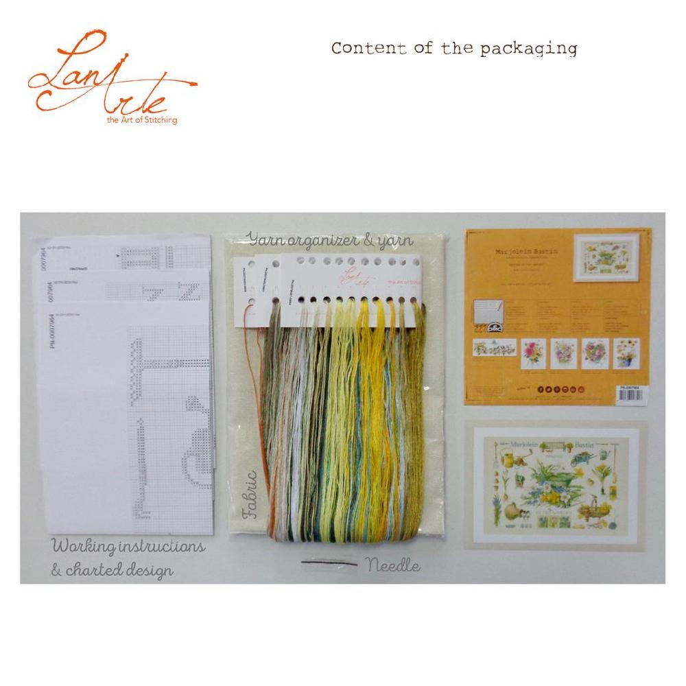 Lanarte Kit Au Point Compté Printemps Dans Le Jardin