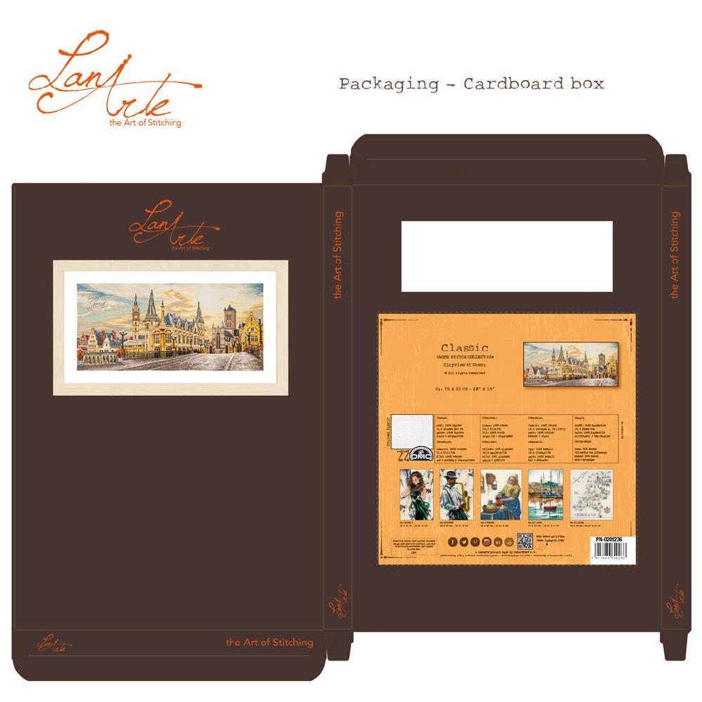 Lanarte Kit Au Point Compté Vue De La Ville De Gand