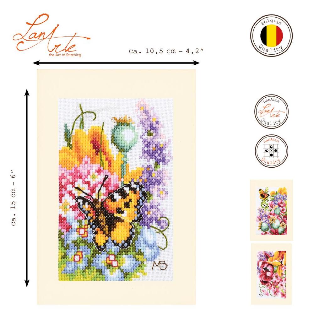 lanarte Kit Carte De Voeux Bouquet De Fleurs Lot De 3