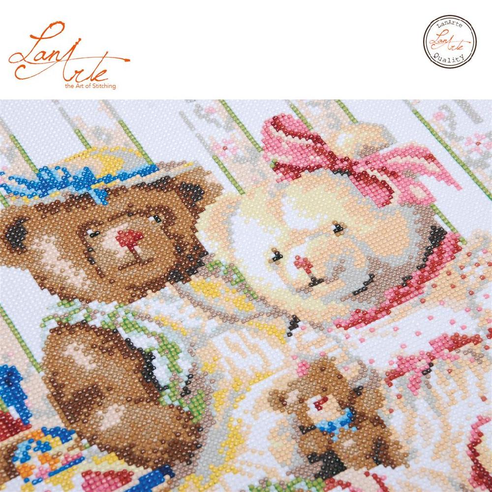 Lanarte Diamond Painting Kit Oursons Et Jouets