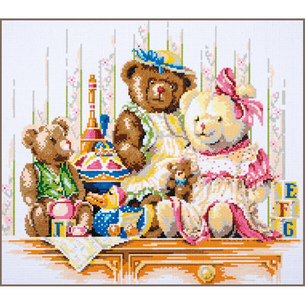 lanarte Diamond painting kit Oursons et jouets