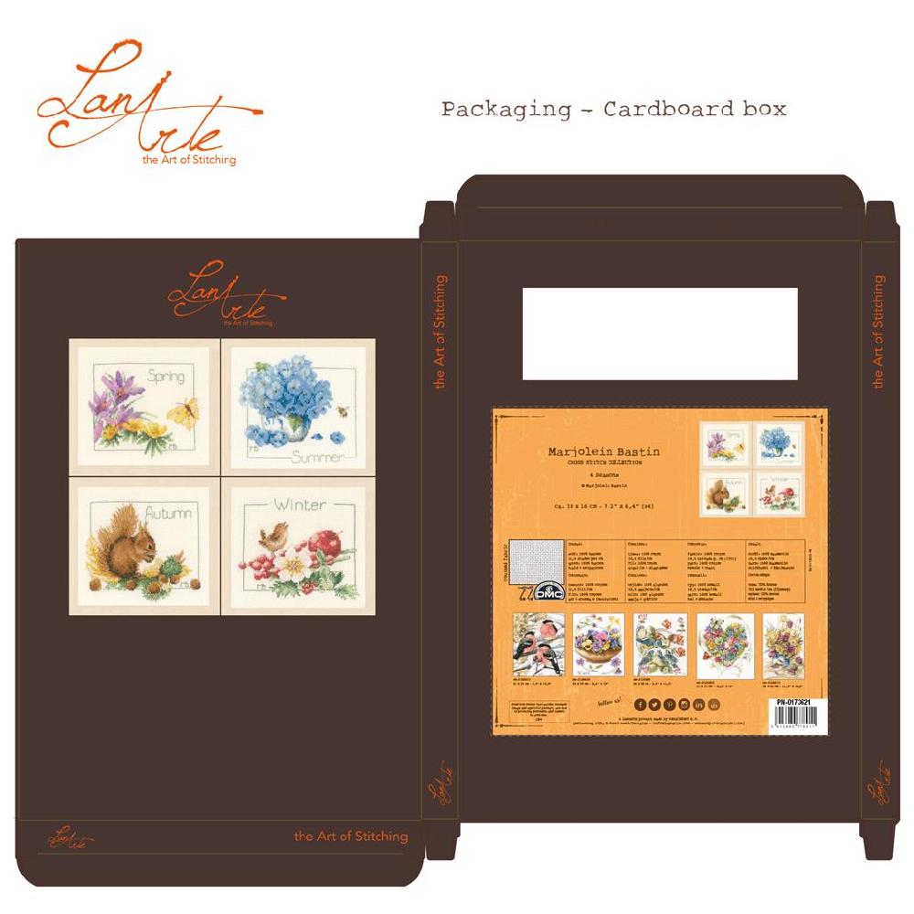 Lanarte Kit Au Point Compté 4 Saisons Lot De 4