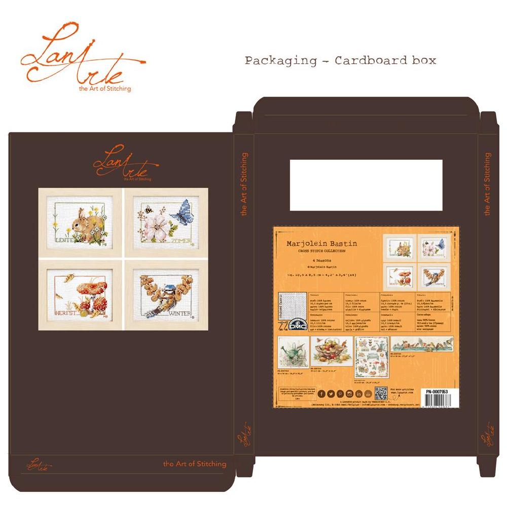 Lanarte Kit Au Point Compté 4 Saisons Lot De 4