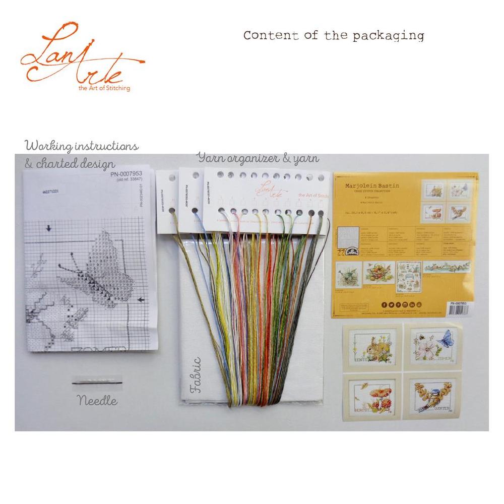 Lanarte Kit Au Point Compté 4 Saisons Lot De 4