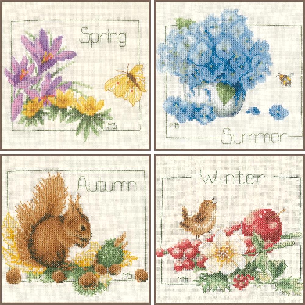 lanarte Kit au point compté 4 saisons lot de 4