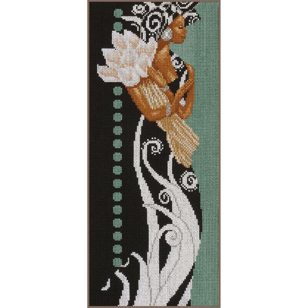 lanarte Kit au point compté Africaine avec fleurs